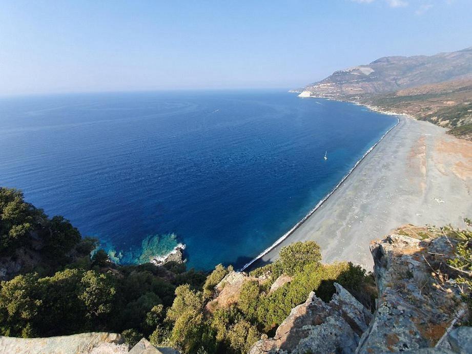 Appartement Vue Sur Mer Santa-Maria-di-Lota Bagian luar foto